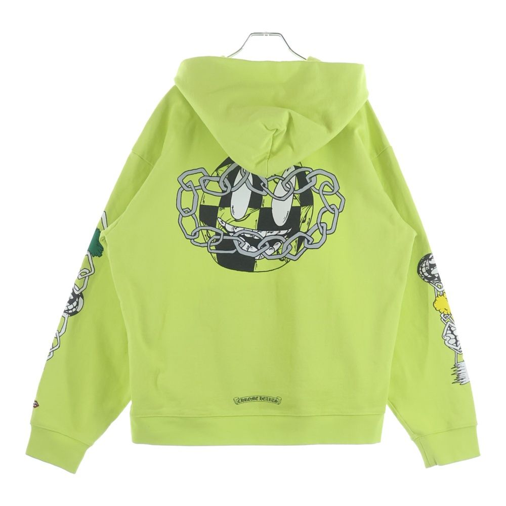 Chrome Hearts Matty Boy Ppo Chain Game Hoodie Boy Pullover Yellow