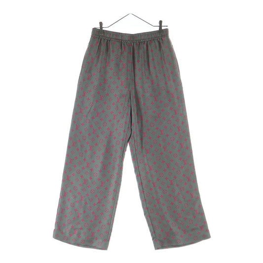 Louis Vuitton Monogram Silk Pants Gray MM Upp