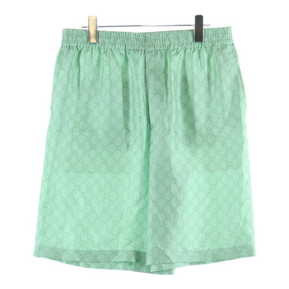 Gucci Higuchi Yuko Silk Twill Shorts Green Zautr