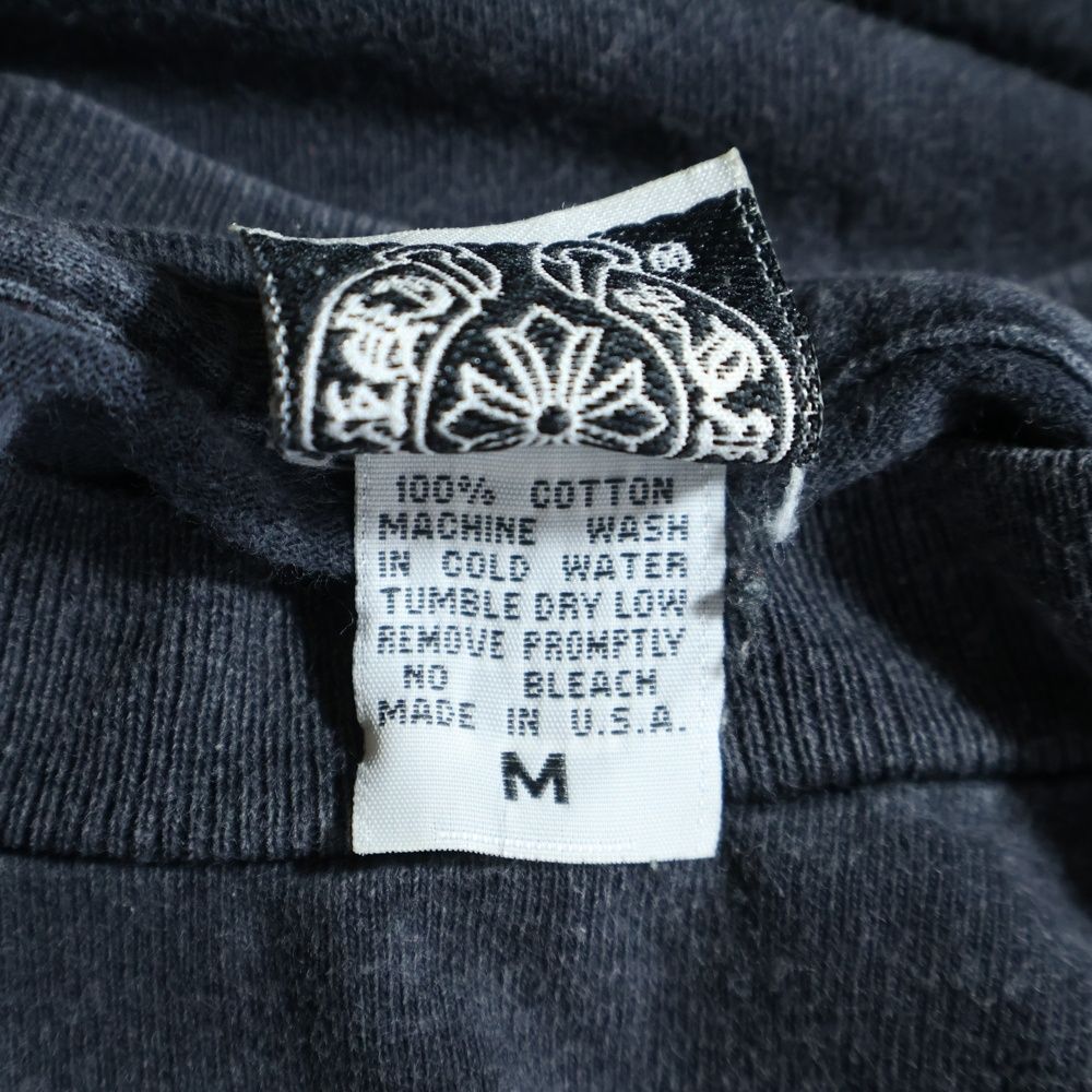 Chrome Hearts Front Dagger Print Sleeve Cross Long T-Shirt Black — view 8