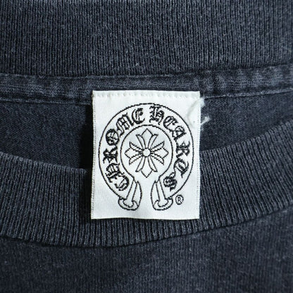 Chrome Hearts Front Dagger Print Sleeve Cross Long T-Shirt Black — view 7