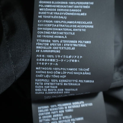 Prada Re-Nylon Triangle Logo Nylon Short Sleeve Shirt Black — view 7