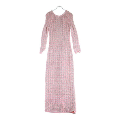 Balenciaga Back to Front Dress Tweed Pink — view 2