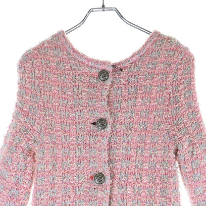 Balenciaga Back to Front Dress Tweed Pink — view 3
