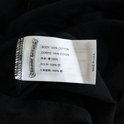 Chrome Hearts CH L S 1 Neck Logo Long Sleeve T-Shirt Black Pink — view 7