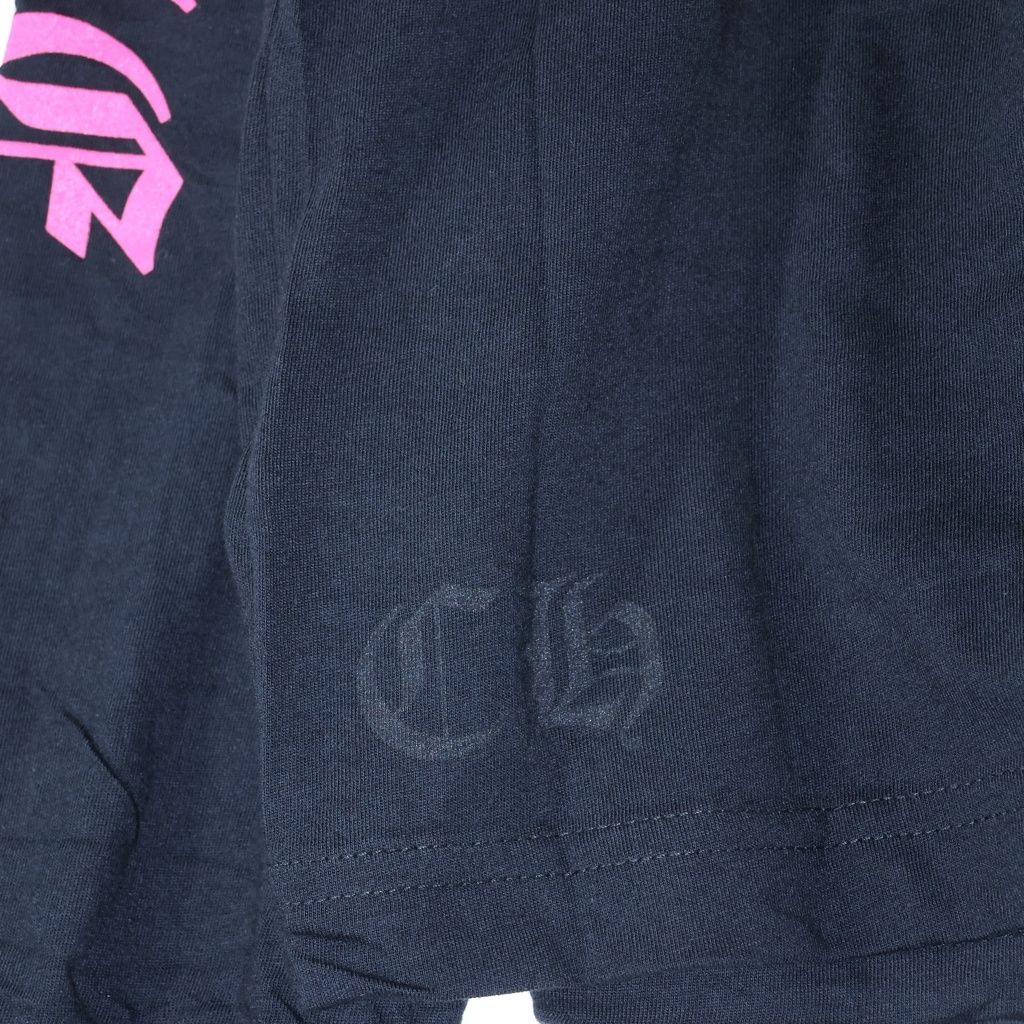 Chrome Hearts CH L S 1 Neck Logo Long Sleeve T-Shirt Black Pink — view 5