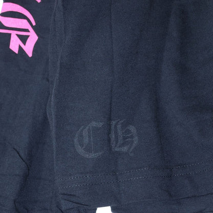Chrome Hearts CH L S 1 Neck Logo Long Sleeve T-Shirt Black Pink — view 5