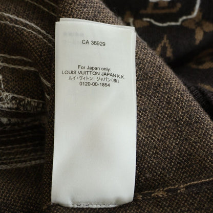 Louis Vuitton Monogram Knit Zll All Over Crew Neck Sweater Brown — view 8