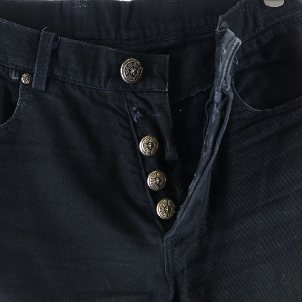 Chrome Hearts Vintage SL Fleurknee Denim Pants — view 5
