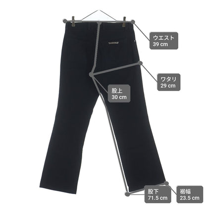 Chrome Hearts Vintage Fleurknee Dnm Pants Denim Black — view 9