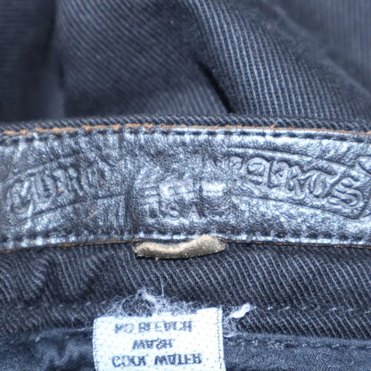 Chrome Hearts Vintage Fleurknee Dnm Pants Denim Black — view 7