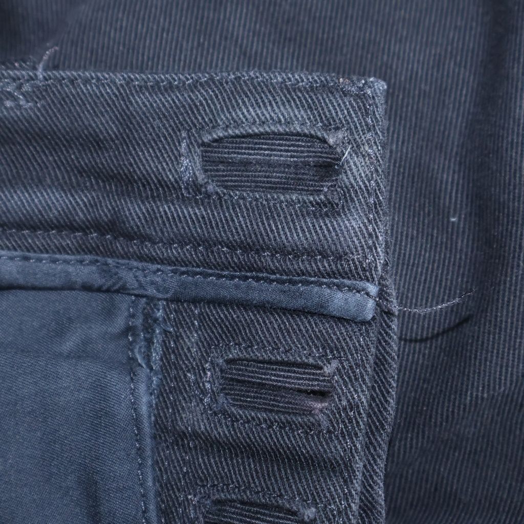 Chrome Hearts Vintage Fleurknee Dnm Pants Denim Black — view 6