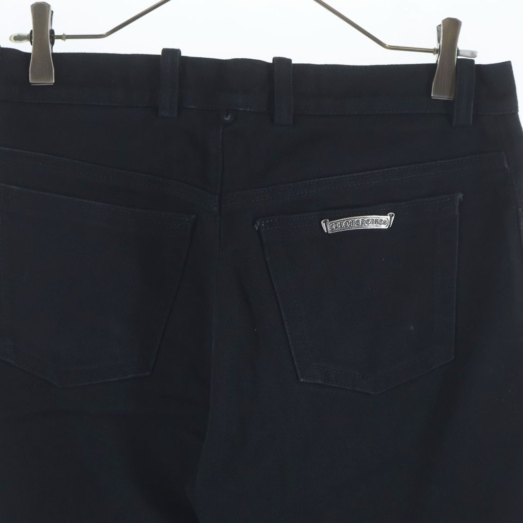 Chrome Hearts Vintage Fleurknee Dnm Pants Denim Black — view 4