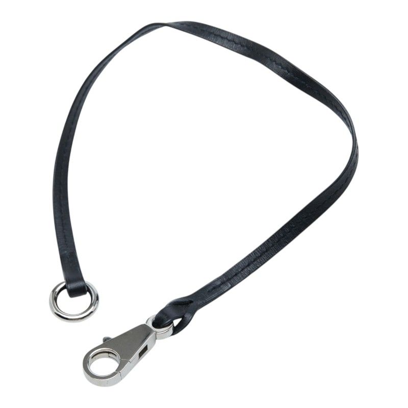 Hermes Soldered Shoulder Strap Black Leather
