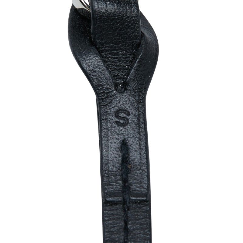 Hermes Soldered Shoulder Strap Black Leather — view 4