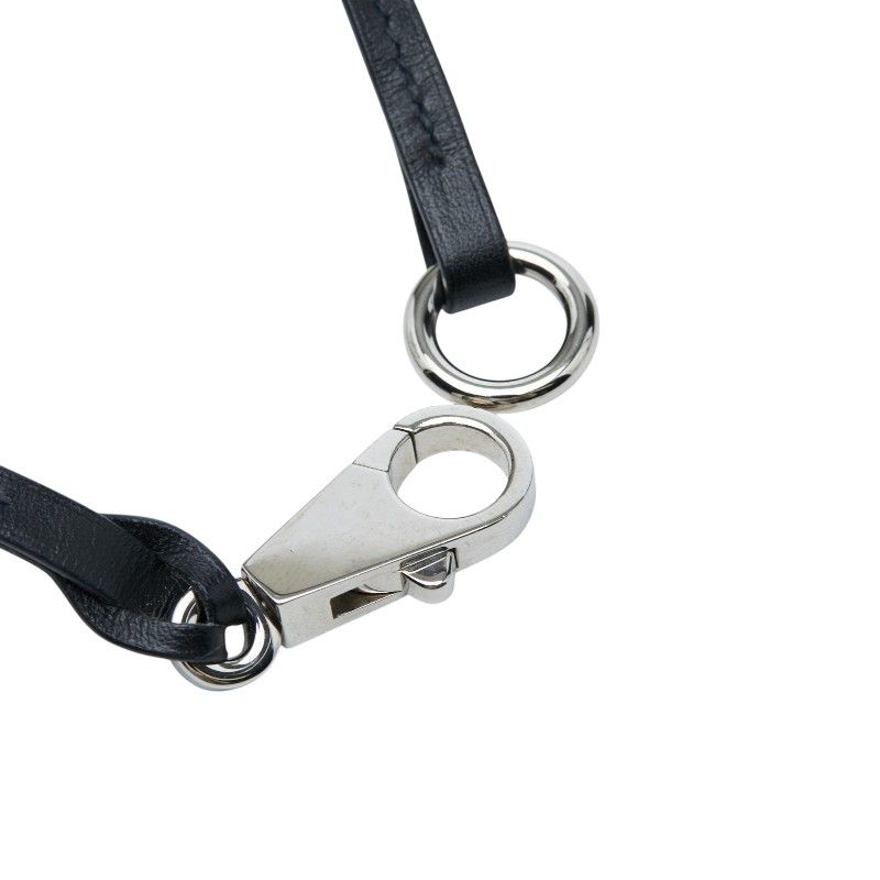 Hermes Soldered Shoulder Strap Black Leather — view 3
