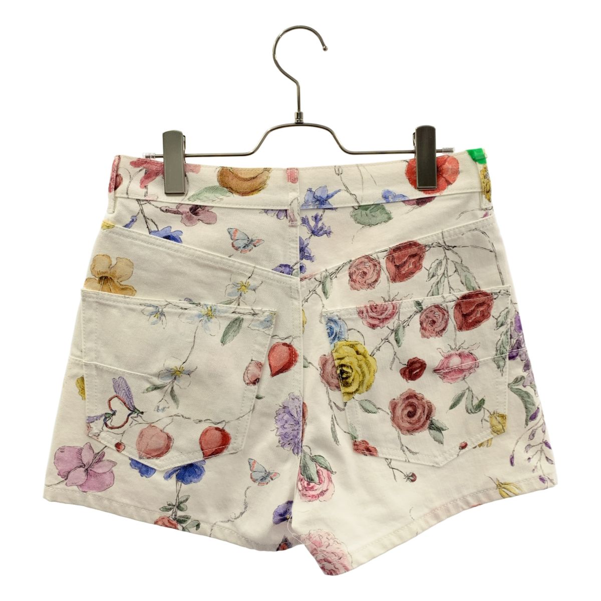 Dior Iviera All Over Pattern Flower Shorts 34 White Multicolor — view 5