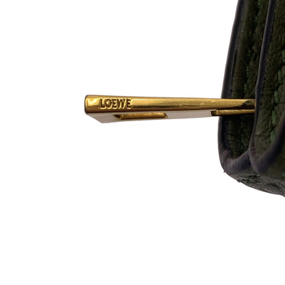 Loewe Repeat Anagram Zip Wallet Green — view 7