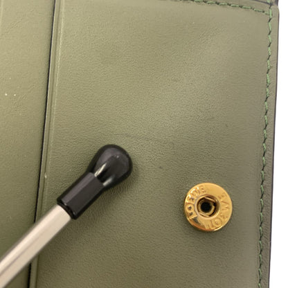 Loewe Repeat Anagram Zip Wallet Green — view 9