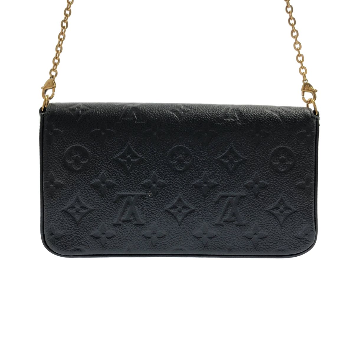 Louis Vuitton Pochette Felicity Monogram Shoulder Bag Black — view 4