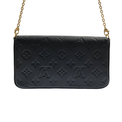 Louis Vuitton Pochette Felicity Monogram Shoulder Bag Black — view 4
