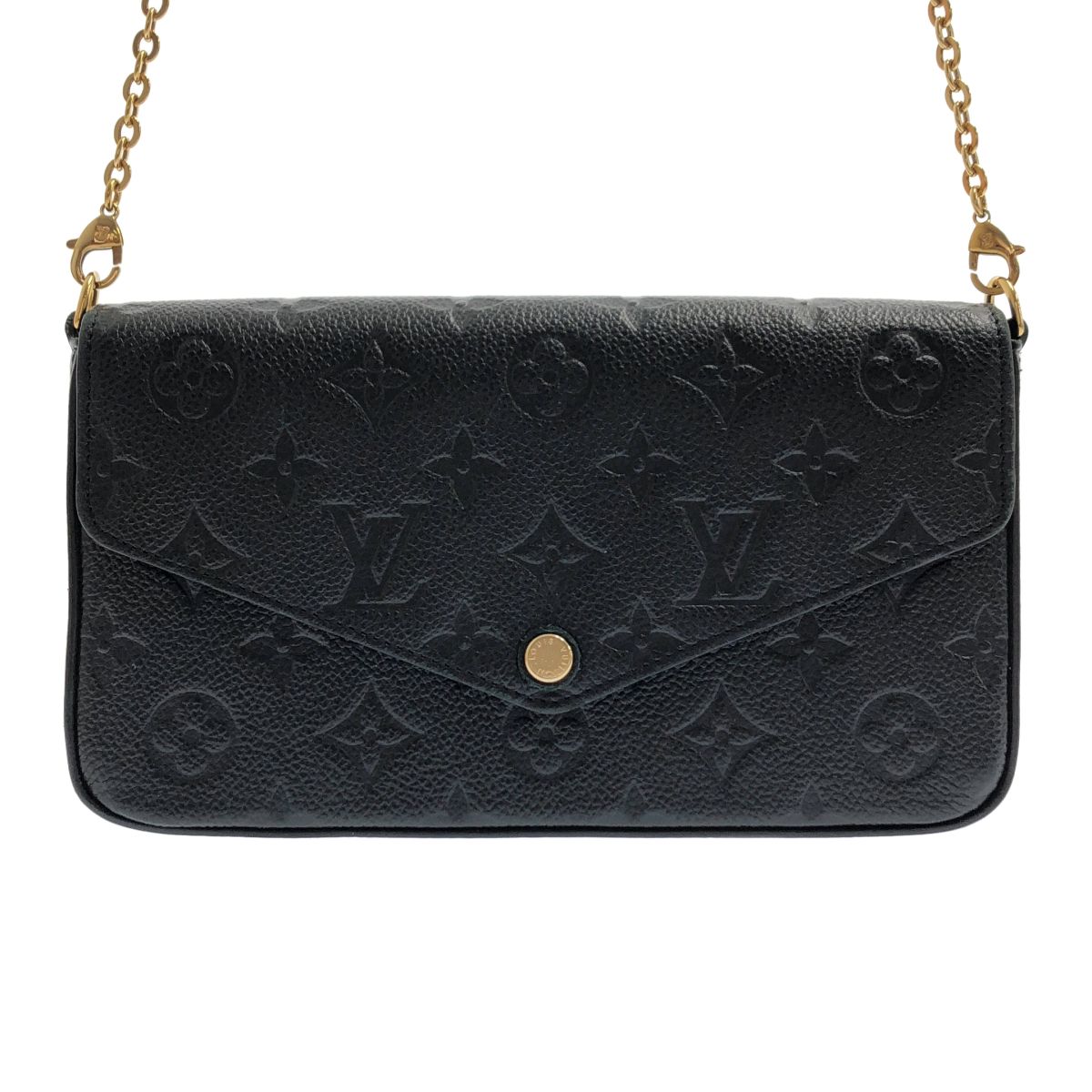 Louis Vuitton Pochette Felicity Monogram Shoulder Bag Black — view 3