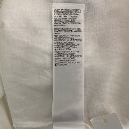 Balenciaga Tropical Print Over Silhouette T-Shirt M White — view 8