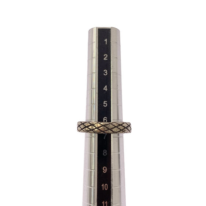 Bottega Veneta Intrecciato Ball Ring Silver Light Pink — view 7