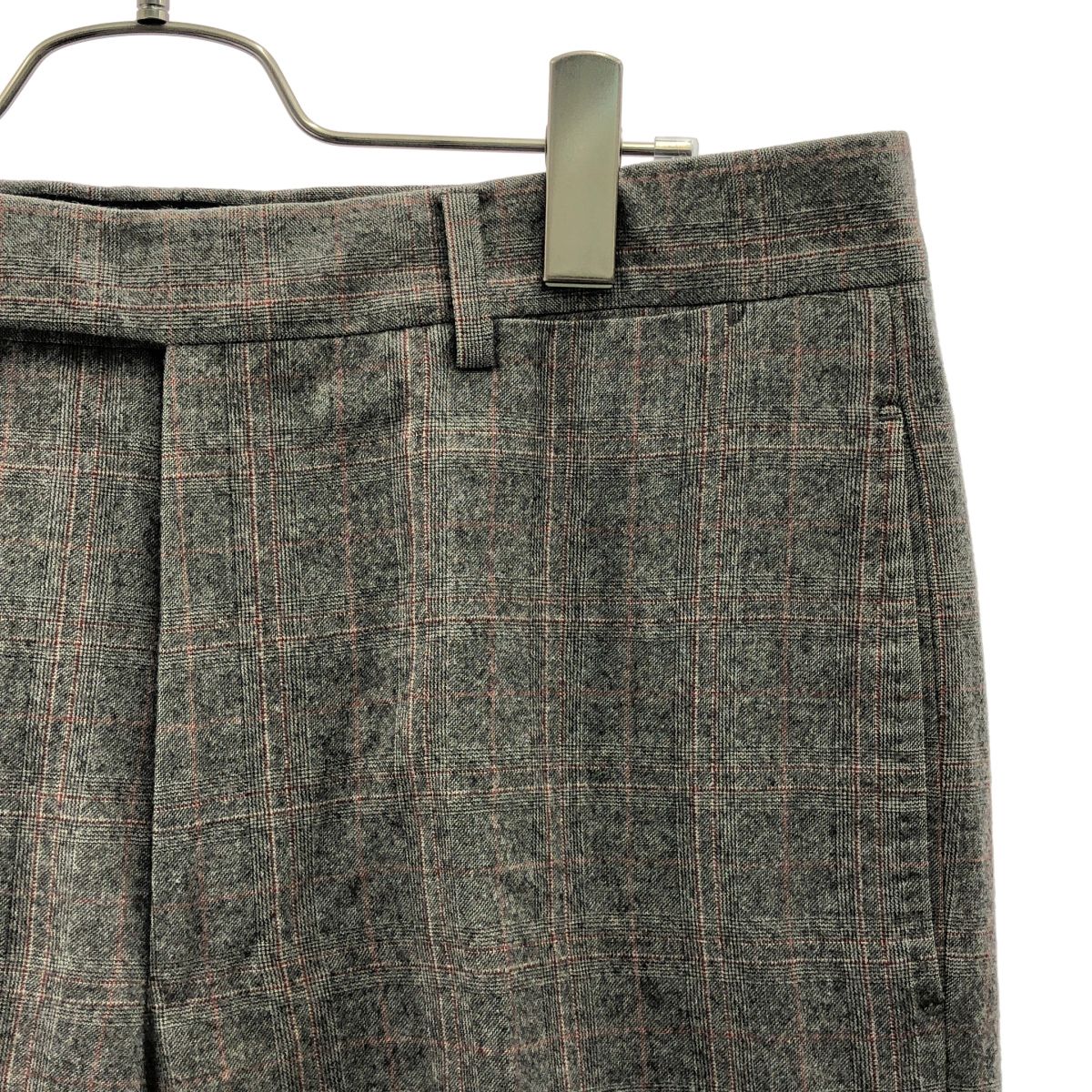 Hermes Cashmere Blend Trousers Wool Pants 40 Gray — view 2