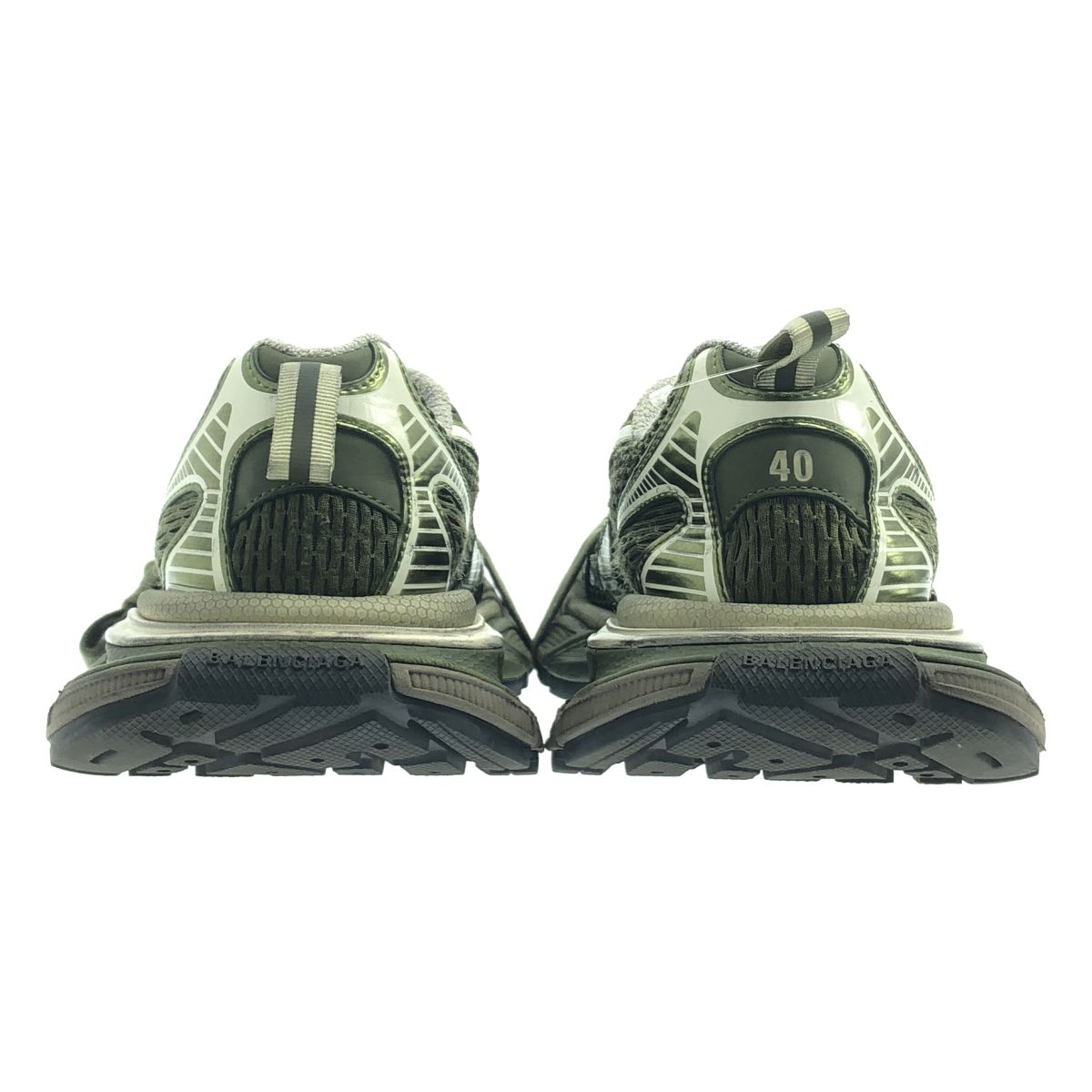 Balenciaga Distressed Sneakers 40 Khaki — view 3