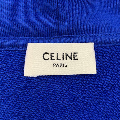 Celine Triomphe Logo Sweatshirt Pullover Hoodie XS Blue — view 5