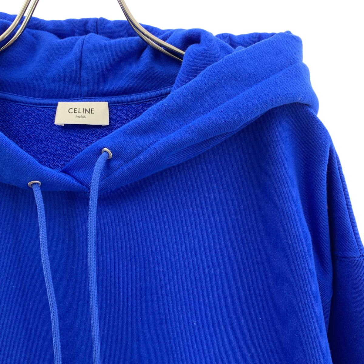 Celine Triomphe Logo Sweatshirt Pullover Hoodie XS Blue — view 2