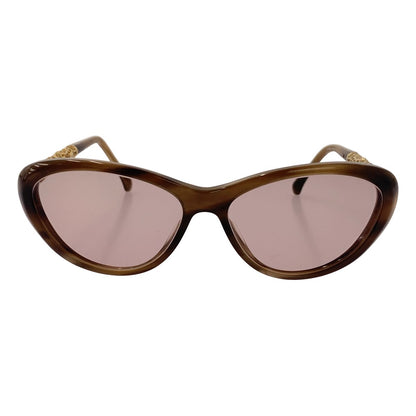 Chanel CC Logo Sunglasses Eyewear 58 15 Brown Gold — view 5
