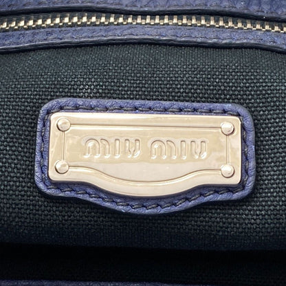 Miu Miu Logo Tote Calf — view 6