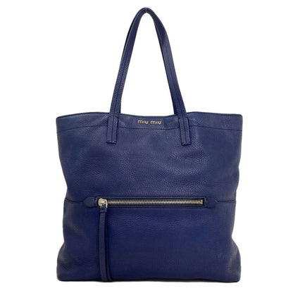 Miu Miu Logo Tote Calf