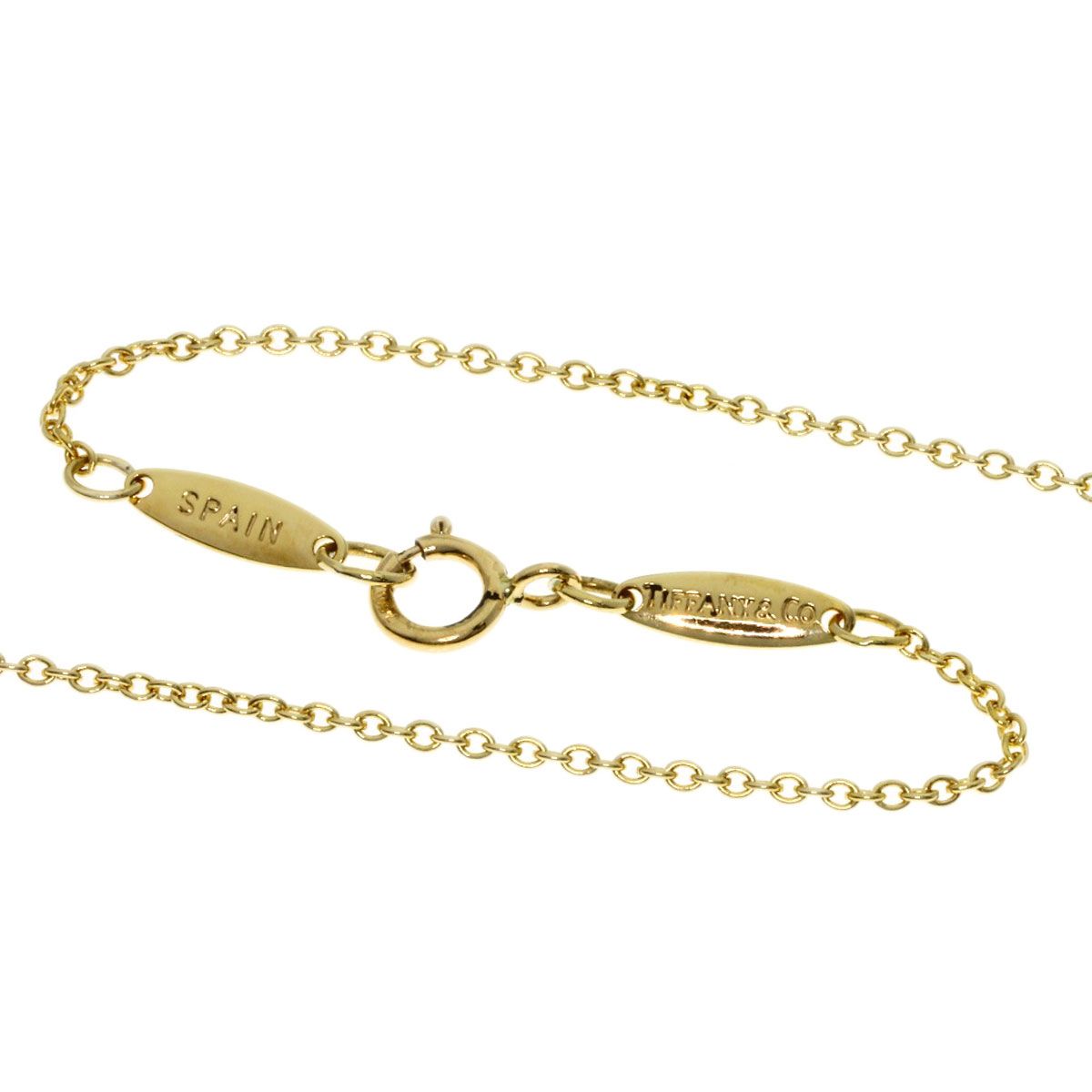 Tiffany & Co Open Heart Necklace 18k Yellow Gold — view 3