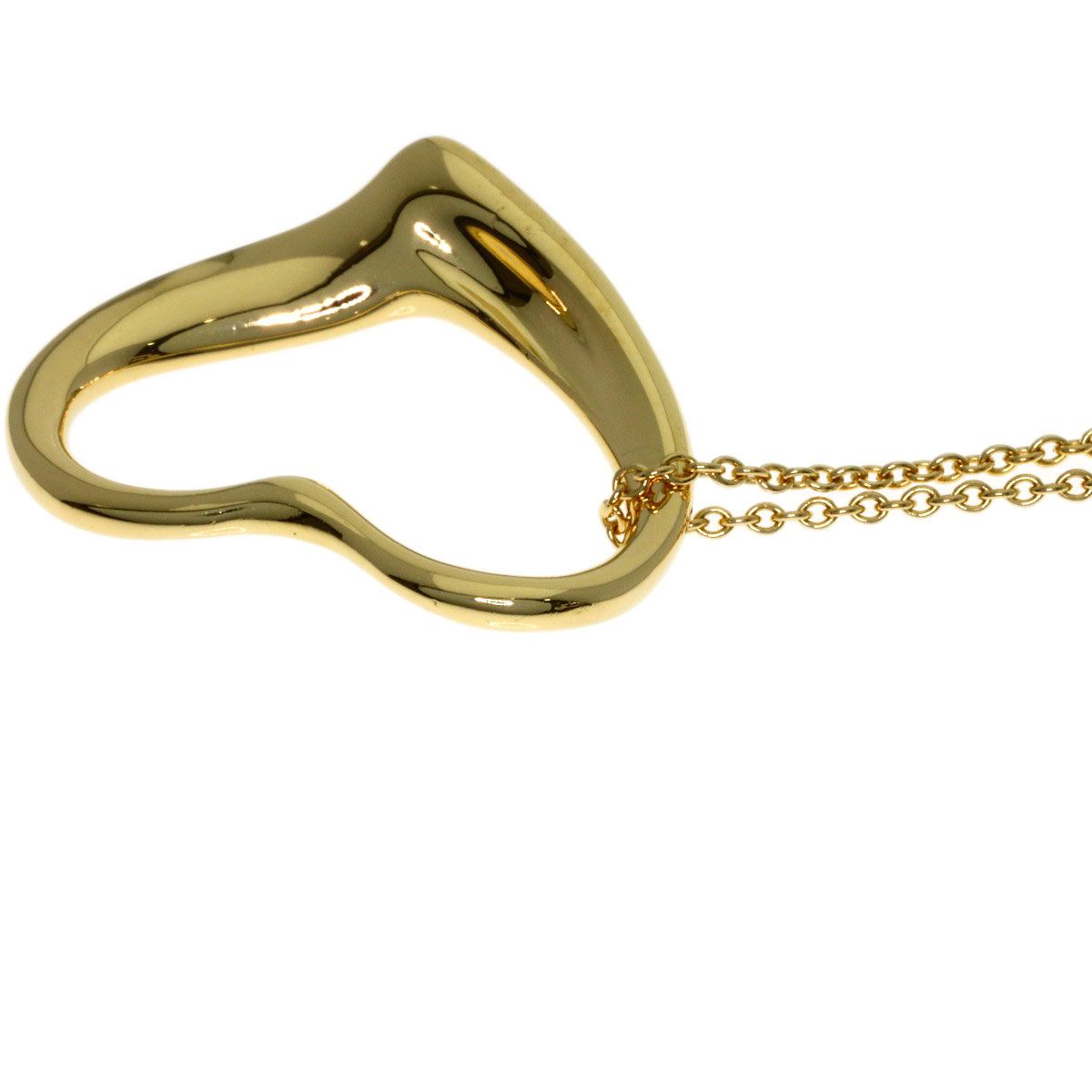 Tiffany & Co Open Heart Necklace 18k Yellow Gold — view 7