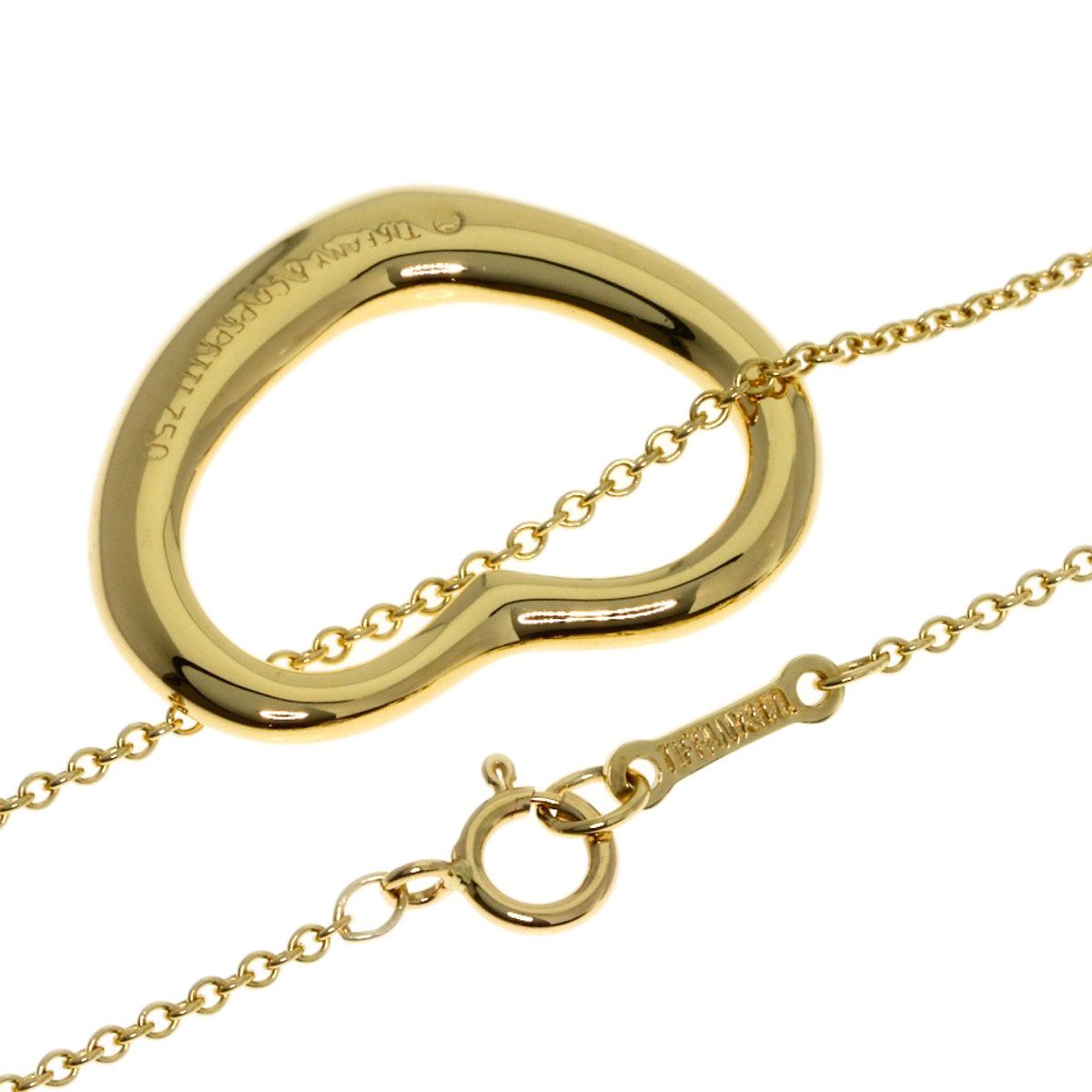 Tiffany & Co Open Heart Necklace 18k Yellow Gold — view 2