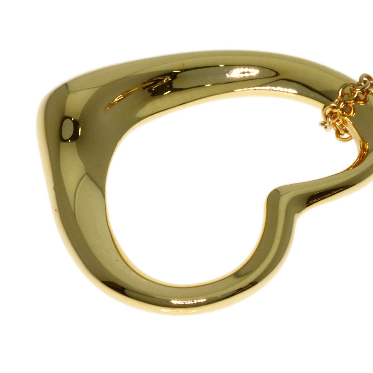 Tiffany & Co Open Heart Necklace 18k Yellow Gold — view 8
