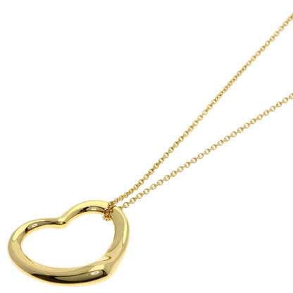 Tiffany & Co Open Heart Necklace 18k Yellow Gold