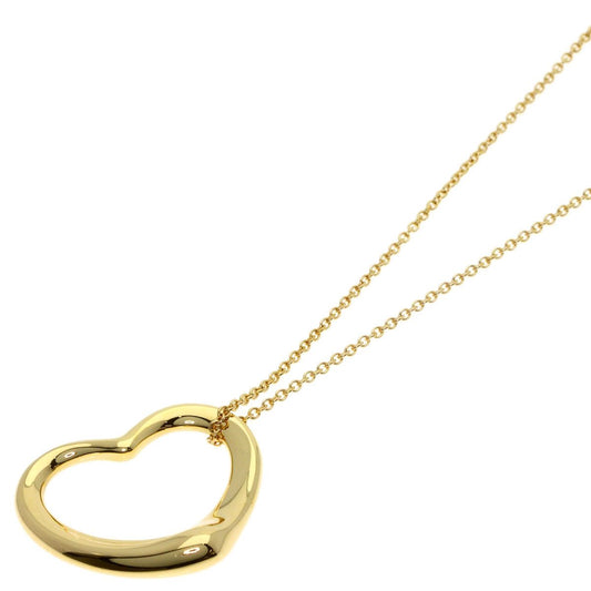 Tiffany & Co Open Heart Necklace 18k Yellow Gold