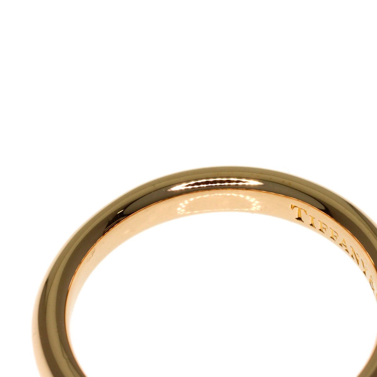 Tiffany & Co Diamond Wedding Ring 18k Pink Gold — view 9