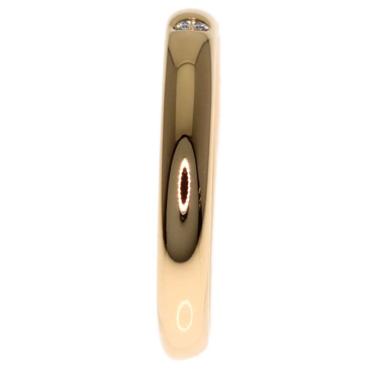 Tiffany & Co Diamond Wedding Ring 18k Pink Gold — view 3