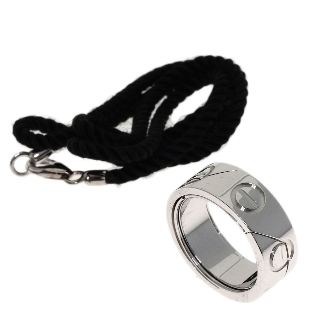 Cartier Astro Love Ring 49 18k White Gold