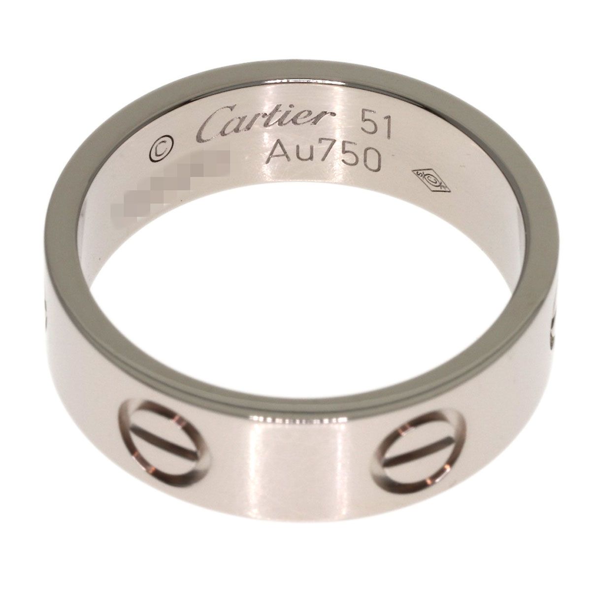 Cartier Love Ring 51 18k White Gold — view 4