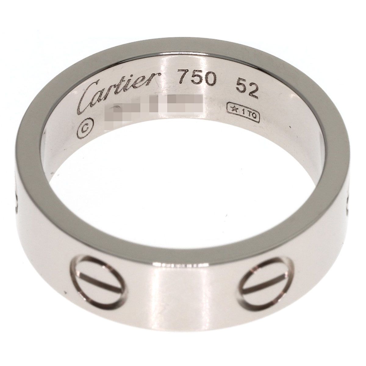 Cartier Love Ring 52 18k White Gold — view 4