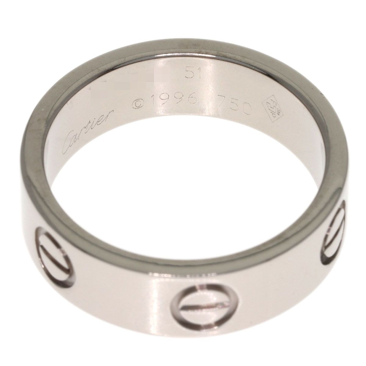 Cartier Love Ring 51 18k White Gold — view 4