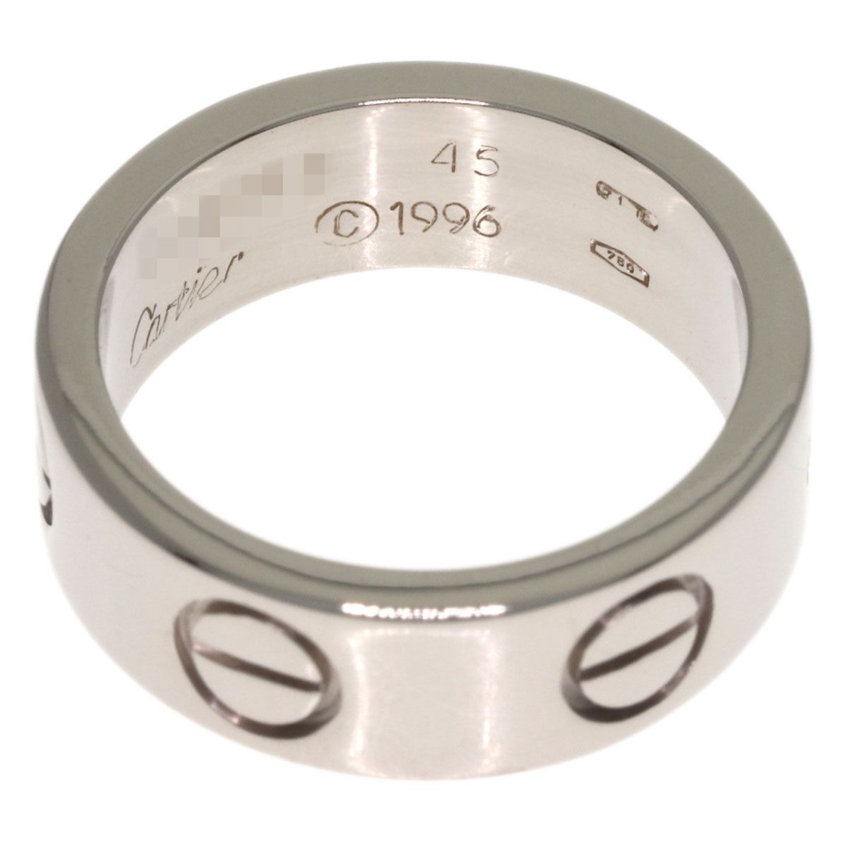 Cartier Love Ring 45 18k White Gold — view 4