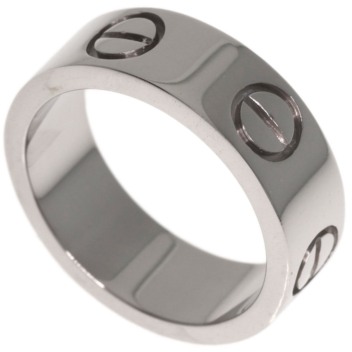 Cartier Love Ring 45 18k White Gold