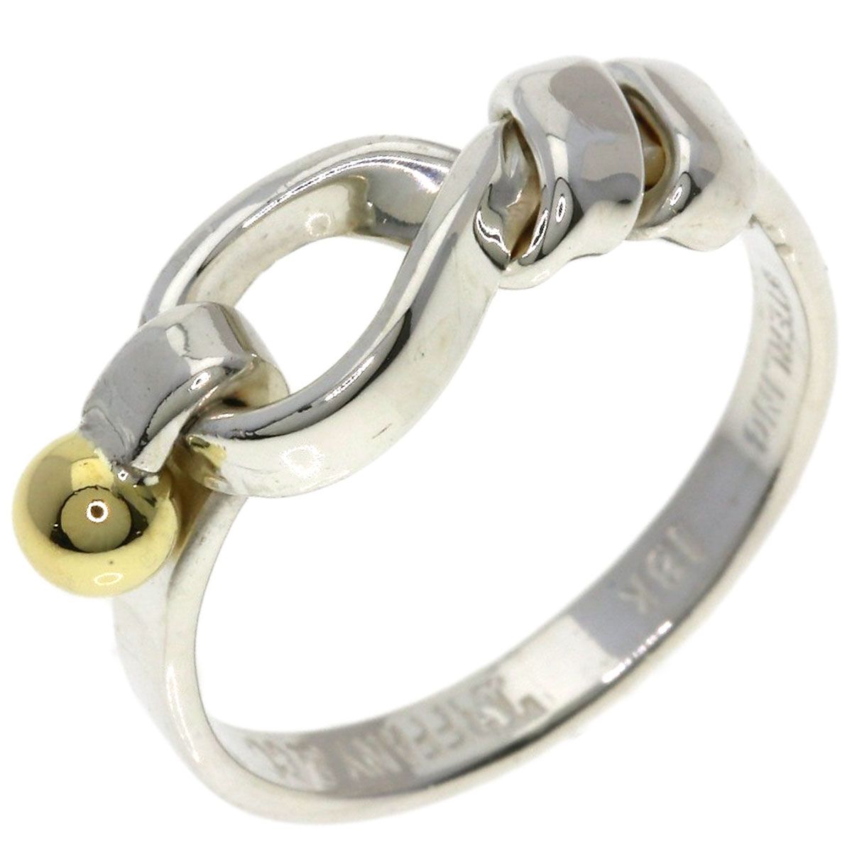 Tiffany & Co Flat Wire Ring 18k Yellow Gold — view 2